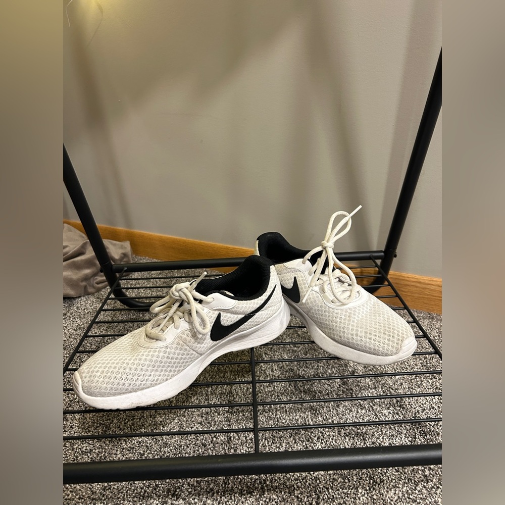 Nike White and Black Athletic Shoes